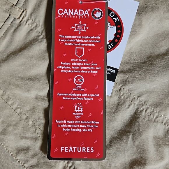 Canada Weathergear XL shorts new with tags, khaki colored, spring, summe… - Picture 6 of 7